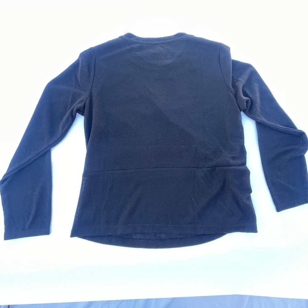 Sanctuary black Long Sleeve Knotted Knit Top size XL - Picture 10 of 10